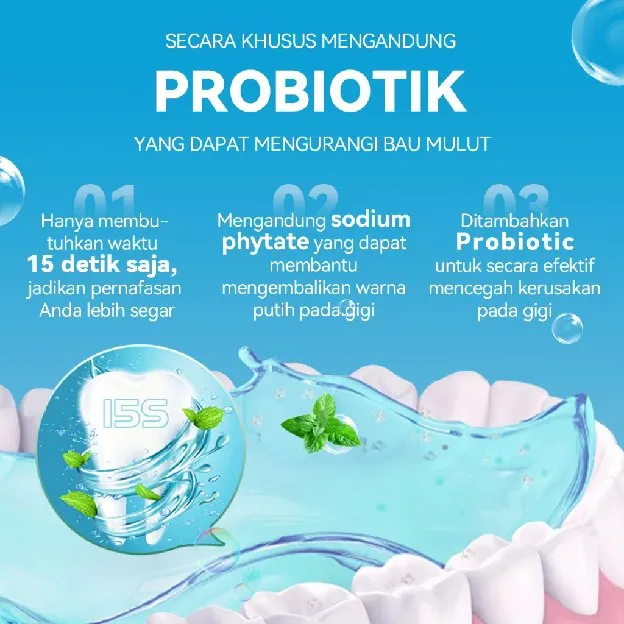 MeToo Mouthwash Fresh Mint 250ml nafas segar menghilangkan bau mulut kumur karang gigi