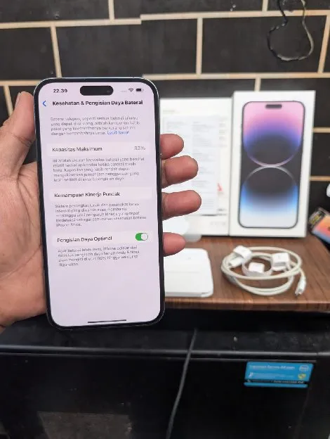 iPhone 14 Pro Max 256Gb iBox Mulus Normal Bisa Tuker Tambah