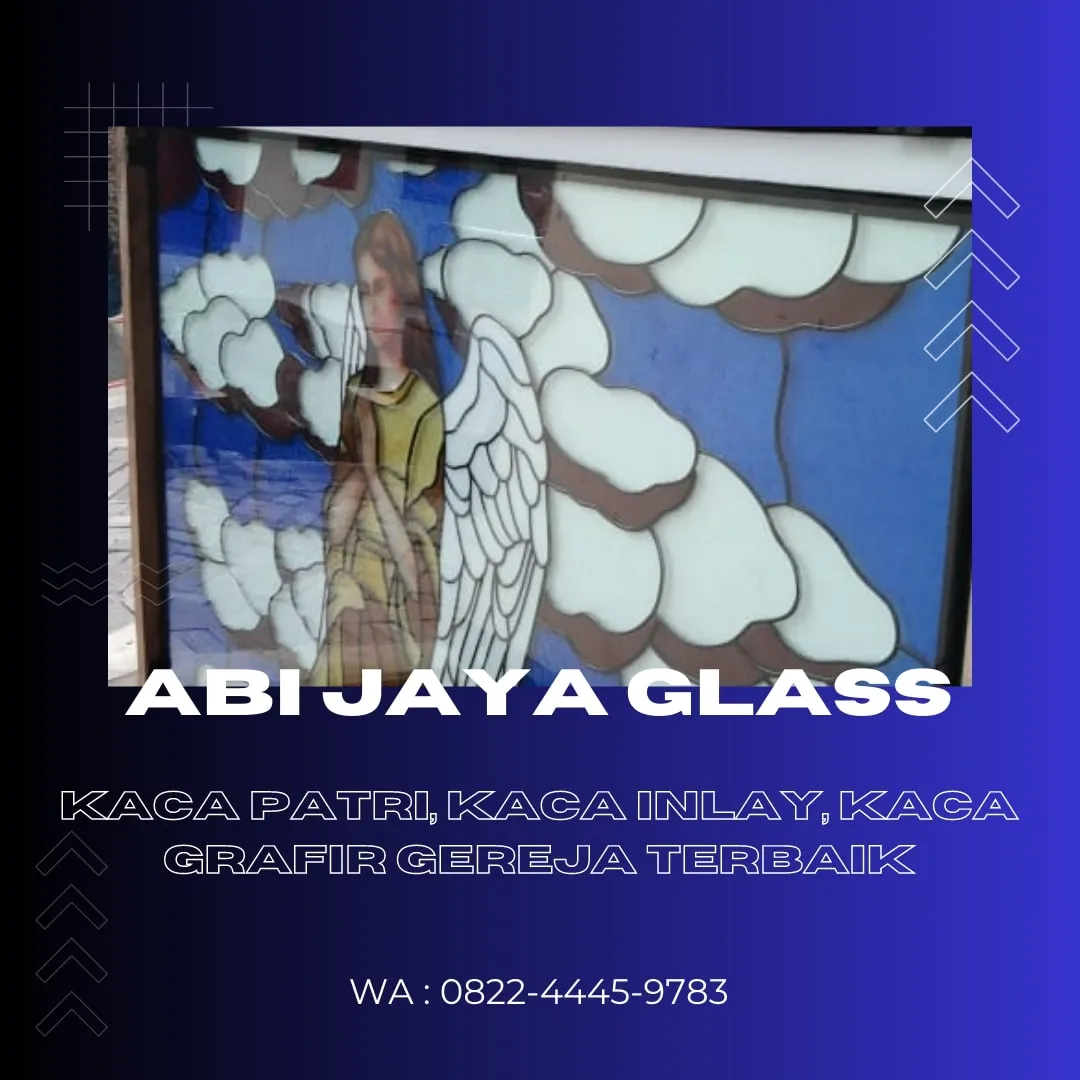 PESAN, Kaca Patri Grafir Inlay Gereja Manggarai