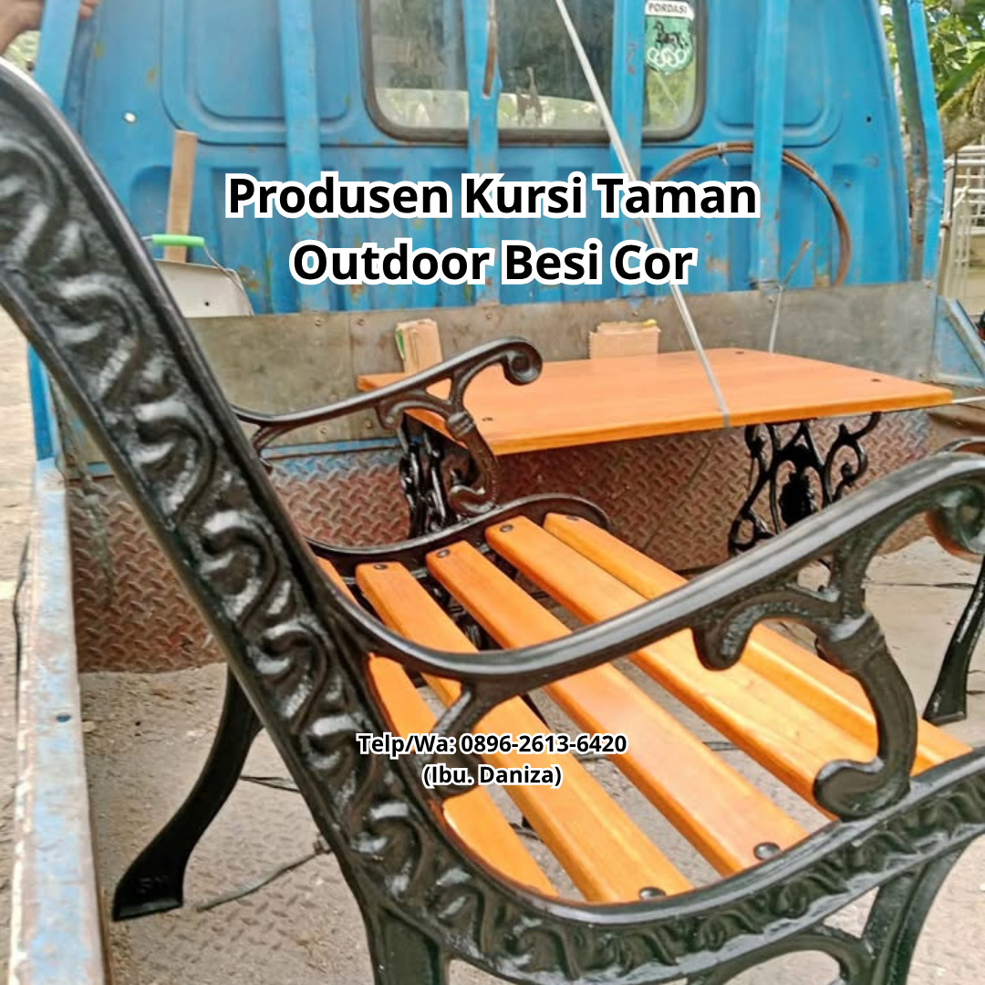 Kursi Taman Outdoor Besi Cor