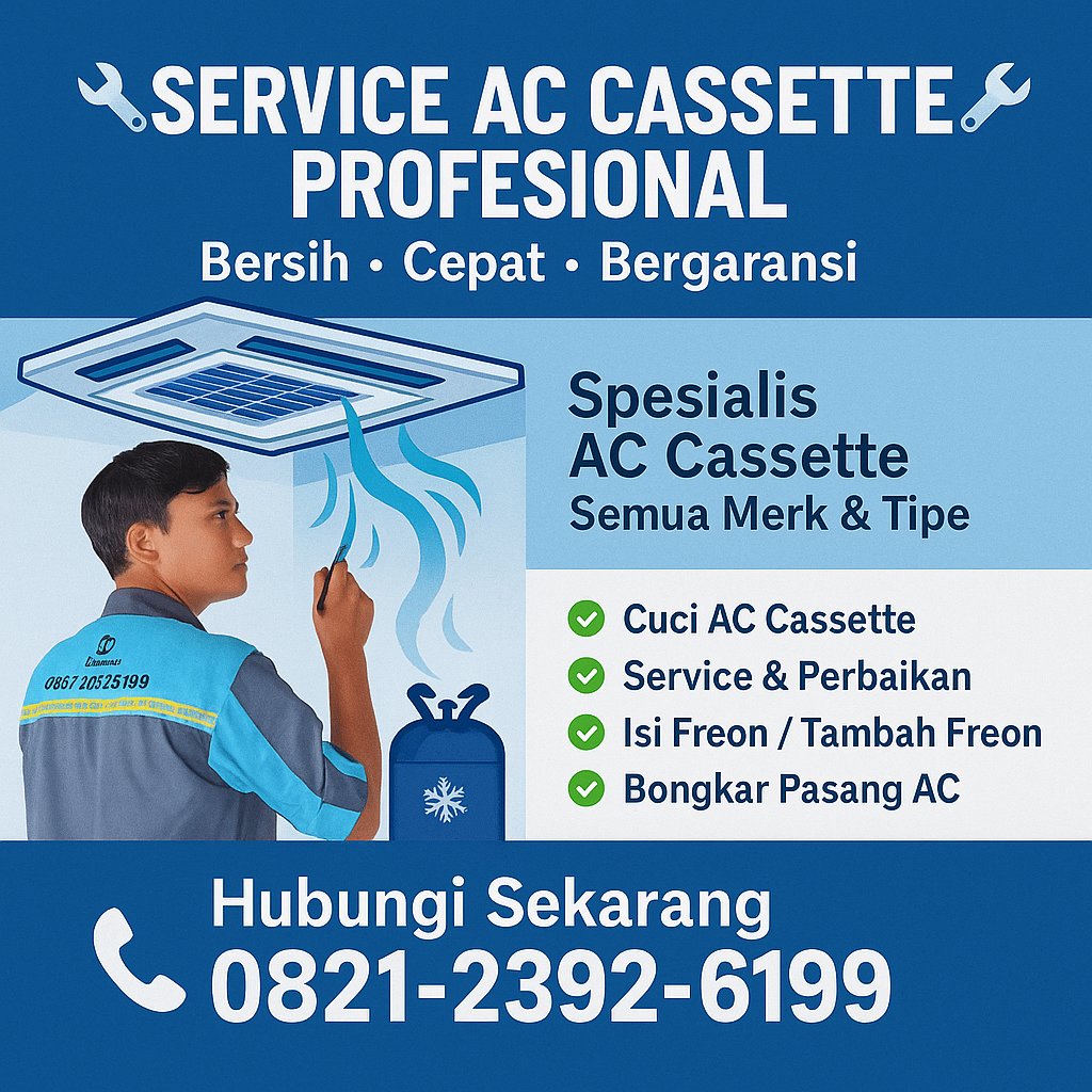 Service AC Casette Jakarta