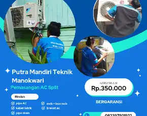 Pasang Ac Komplek Fanindi Manokwari 082397921922