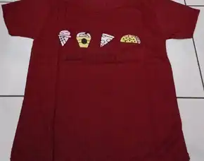 Kaos Gambar Eskrim Siap Kirim