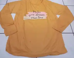 Kaos Lengan Panjang Unisex Siap Kirim