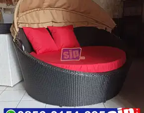 Pengrajinjual  Sofa Malas Rotan Sintetis Orbit
