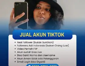 Jual Akun Tiktok Bergaransi
