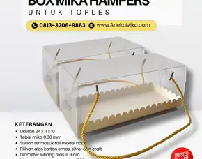 Grosir Wadah Mika Kotak Coklat Surabaya