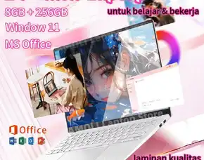 Amoli Laptop 14 Inch Intel N95 Ram 16gb-512gb Ssd Ready Stock Instalasi Gratis Window 11 Pro