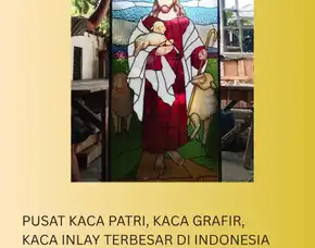 Pesan Toko Kaca Patri Grafir Inlay Gereja Kepulauan Anambas