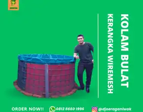 Jual Kolam Terpal Bulat Untuk Budidaya Ikan, Bioflok, Lele