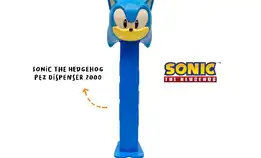 Mainan Koleksi Lawas Vintage Pez Candy Dispenser Sonic The Hedgehog Sega Toy Figur Pajangan Dekorasi