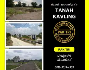 Jual Tanah Kavling Gresik Kedamean Murah