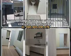 Disewakan Rumah Minimalis Di Semarang Utara. Ltb42 Lb42 Kt1 Km1 Ac. Aman Nyaman Lokasi Strategis