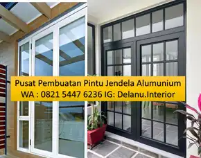 Jasa Pembuatan Pintu Jendela Aluminium Di Banjarmasin By Delanu Interior