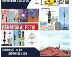 Agen Distributor Ahli Jasa Pasang Penangkal Petir Curug Jayanti Jambe Gunung Kaler
