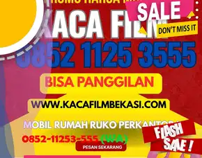 Kaca Film Gedung Bekasi Hitam Riben Termurah