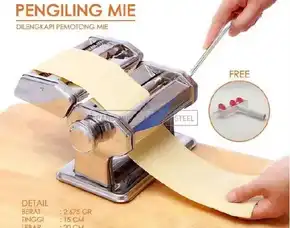 Pasta Maker Atlas Gilingan Mie Molen Pangsit Cetakan Mie Penggiling Pencetak Pasta Kue