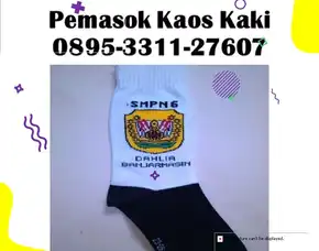Kaos Kaki Bordir Toko Kaos Kaki Logo Sekolah Untuk Anak Sma Cempaka Putih Jakarta Pusat