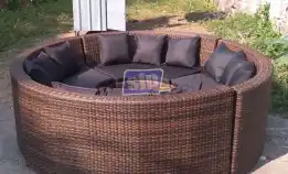 Produsen Sofa Rotan Sintetis Model Lingkaran