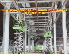 Sewa Scissor Lift 8 Meter - 16 Meter Tuban, Lamongan
