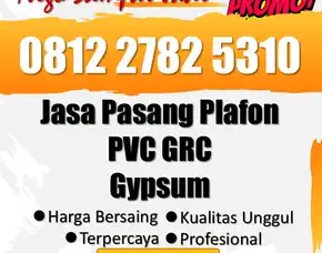 Bergaransi, Biaya Yang Dikeluarkan Untuk Membangun Plafon Gypsum Kantor Berpengalaman Bendosari Sukoharjo