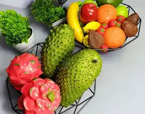 Buah Artificial Palsu Pajangan Meja Resin Fiberglass Realistis