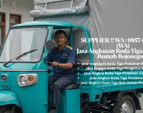 Jasa Angkutan Roda Tiga Pindahan Rumah Bojonegoro