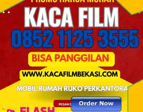 Kaca Film Mobil Bekasi Hitam Riben Termurah