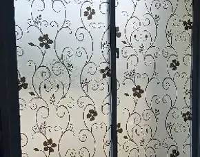 Pasang Sticker Sandblast Tanggerang