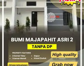 Jual Rumah Subsidi Mojokerto Bangsal Tanpa Dp