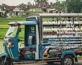Jasa Angkut Roda Tiga Pindahna Kost Bojonegoro