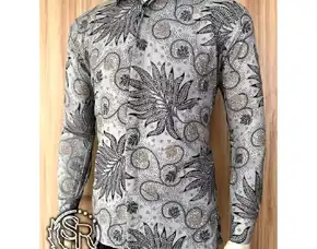 Kemeja Batik Pria Lengan Panjang Premium