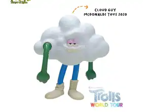 Mainan Mcdonalds Happy Meal Toy Figure Cloud Guy Troll World Tour 2020