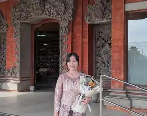 Diskon, Kebaya Modern Tuna, Manset, Wisuda Kuliah, Kebaya Sekolah, Tile,  Banjarmasin, Neng Lina Kebaya