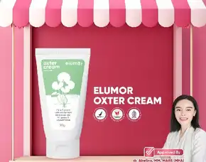 Elumor Oxter Cream New Formula 30 Gr - Krim Pemutih Ketiak Bpom
