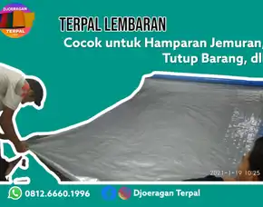 Terpal Lembaran Atau Kolam Terpal Di Malang