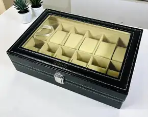 Kotak Tempat Jam Tangan 12 Slot