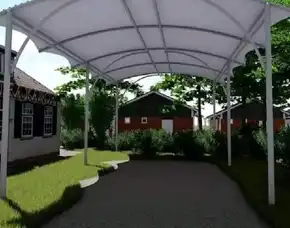 Interior Tenda Membrane Jakarta
