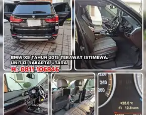 Jual Cepat. Bmw X5 Tahun 2015 Terawat Istimewa. Unit Di Jakarta Utara