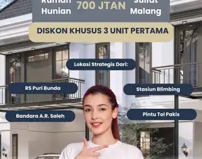 Hunian Strategis Di Sulfat Tengah Kota Malang Dekat Stasiun & Tol Harga Mulai 700 Jutaan