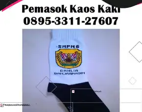 Kaos Kaki Hitam Putih Distributor Kaos Kaki Logo Sekolah Untuk Sekolah Mts Gambir Jakarta Pusat
