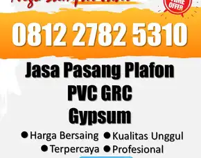 Terpercaya, Upah Borongan Plafon Kalsi Bulu Sukoharjo