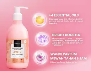 Scarlett Fragrance Brightening Body Lotion Bright Mood Booster 300ml 4 Essential Oils 3x Brightening
