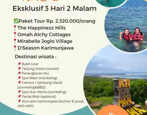 Paket Fantastis Brosur Open Trip Karimunjawa 3 Hari 2 Malam Untuk Perusahan Tegal Karimunjawa Bagus