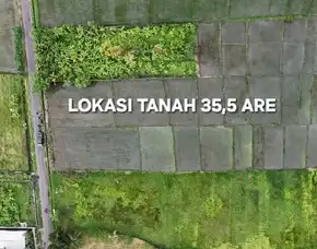 Dijual 35,5 Are, Jl. Pantai Kelating Raya Kerambitan Tabanan