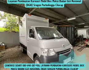 Generasi Sehat, Layanan Pembuatan Karoseri Mobil Box Maksi Badan Gizi Nasional (Bgn) Sragen Purbalingga Cilacap