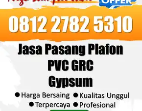 Terpercaya, Katalog Harga Plafon Pvc Homefon Murah Grogol Sukoharjo