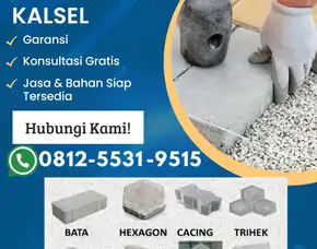 Jasa Pasang Paving Block Di Kandangan Hulu Sungai Selatan By Borneo Group