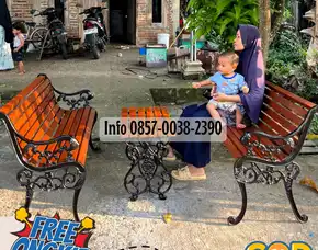 Tempat Bangku Taman Besi Tempa Furniture Aesthetic Kec Puger Jember