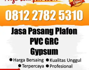Sat Set, Rincian Untuk Bangun Plafon Transparan Berpengalaman Ngrampal Sragen